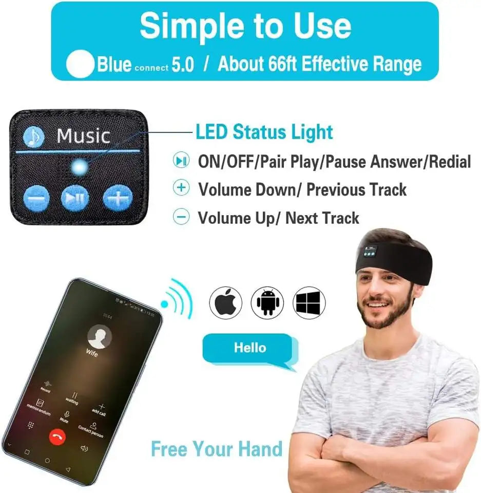 bandeau sommeil bluetooth 